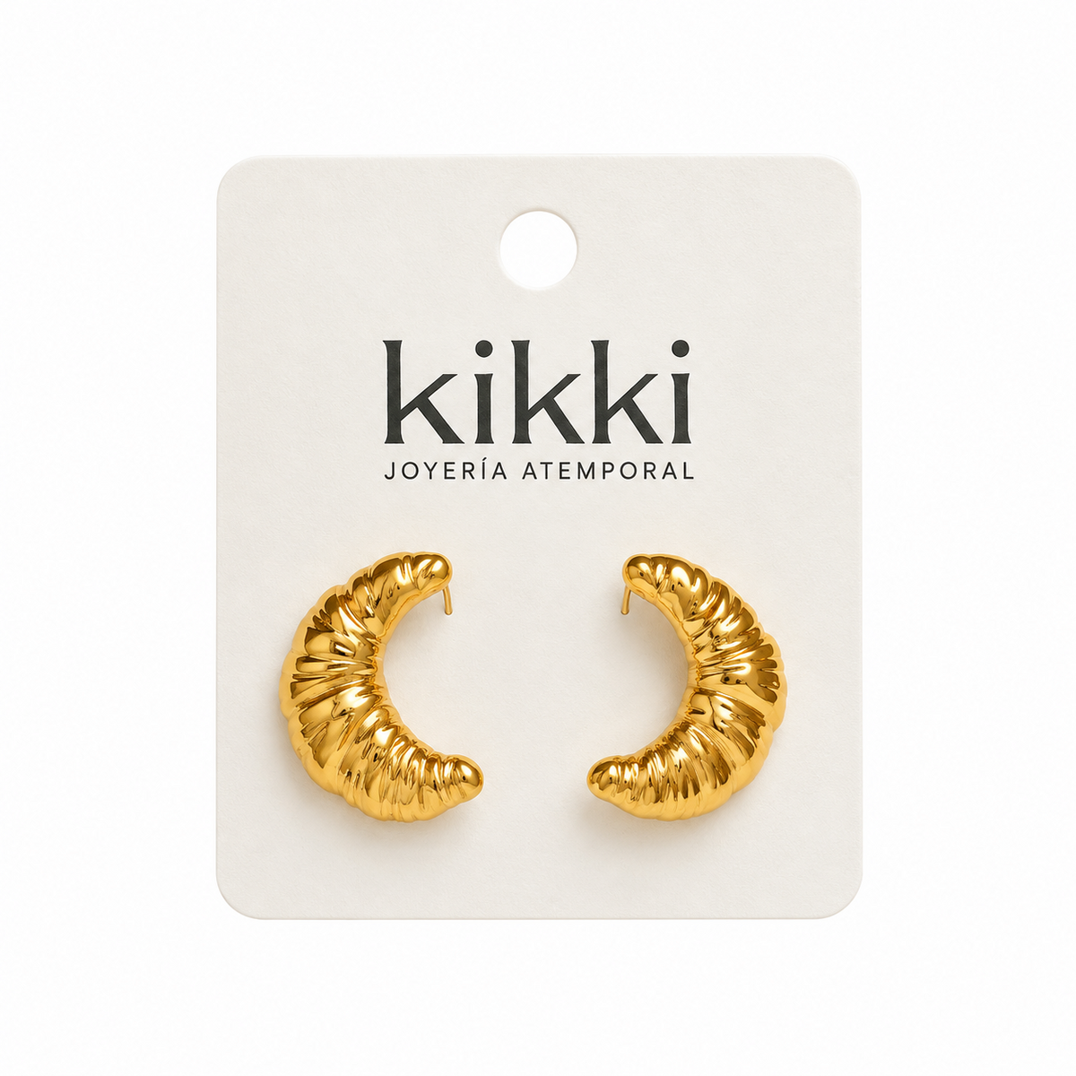 Aretes Croissant de Acero Inoxidable 316L