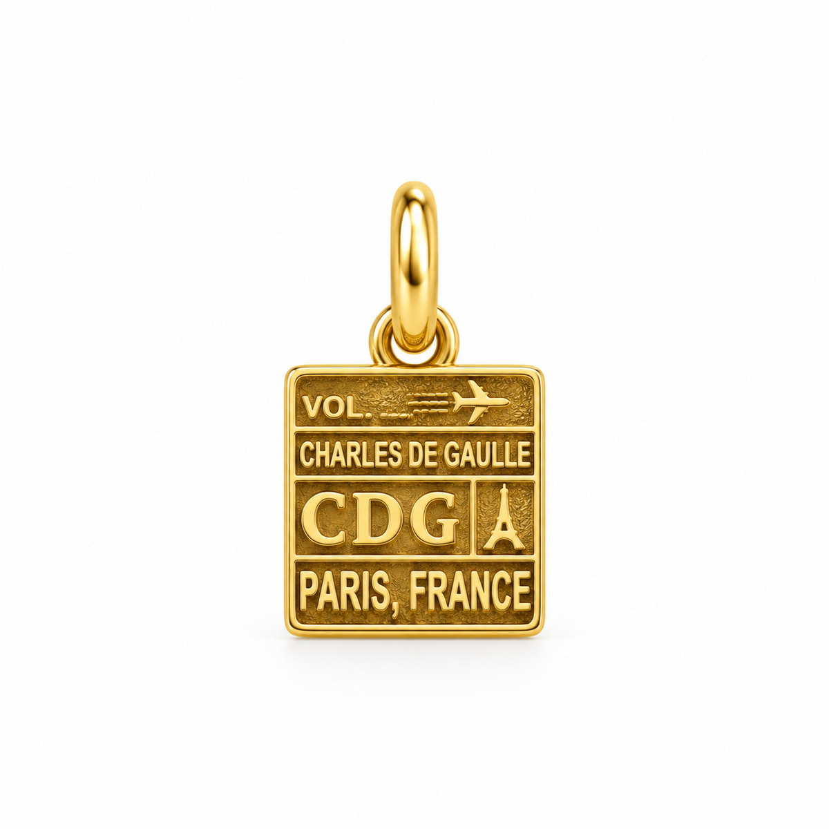Charm Vuelo de Acero Inoxidable 316L