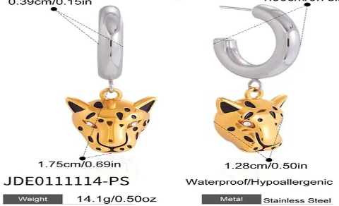 Aretes Tigre