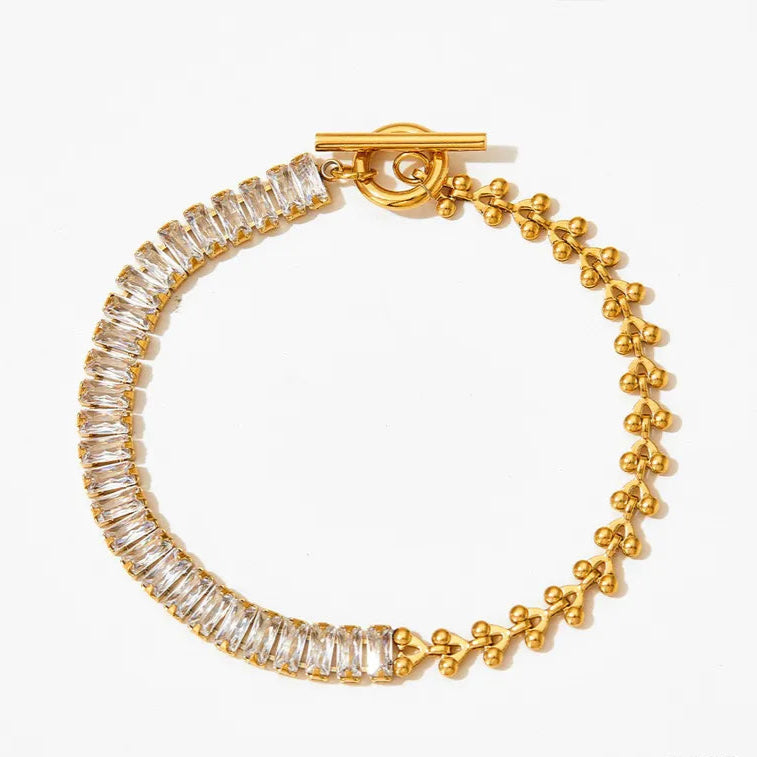 Brazalete Shiny de Acero de Titanio – Brillante, Hipoalergénico y Resistente al Agua