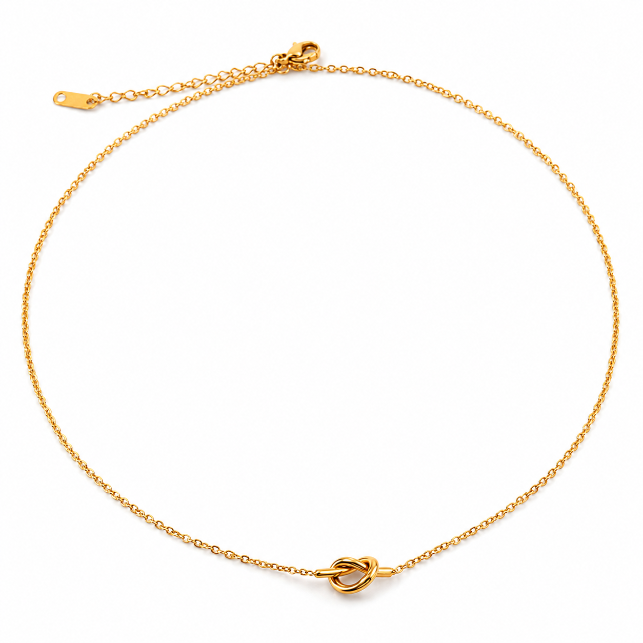Collar Nudo en Acero Inoxidable 316L