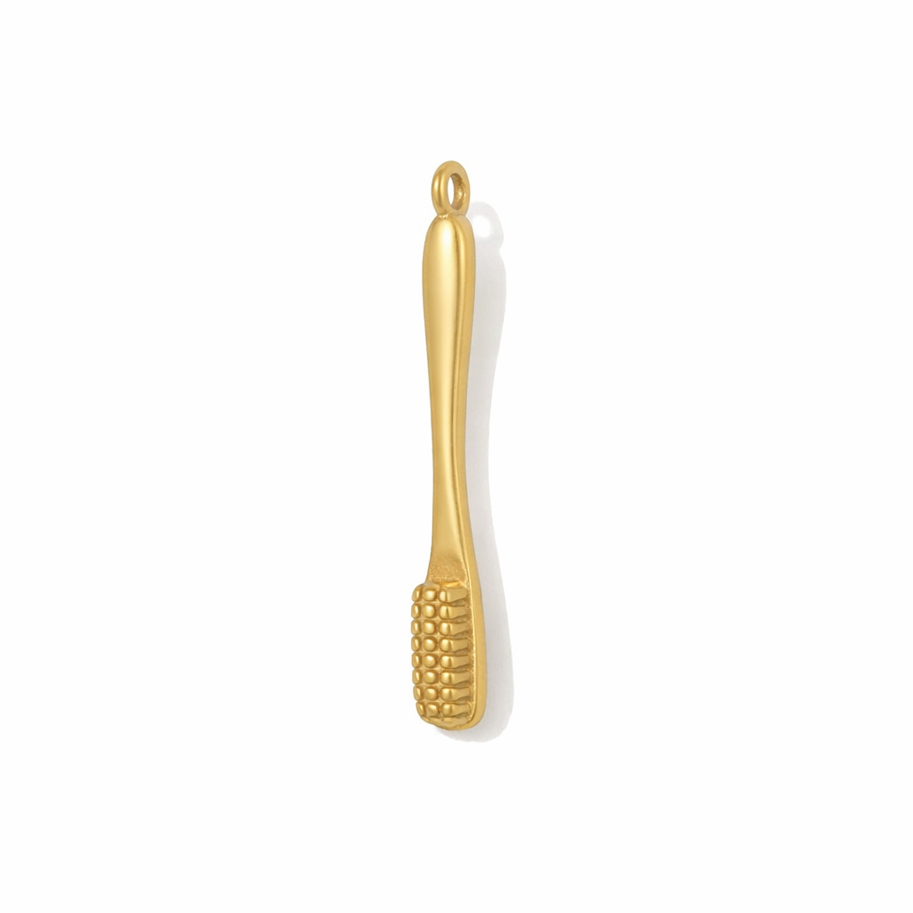 Charm Cepillo de cabello Mini Dorado