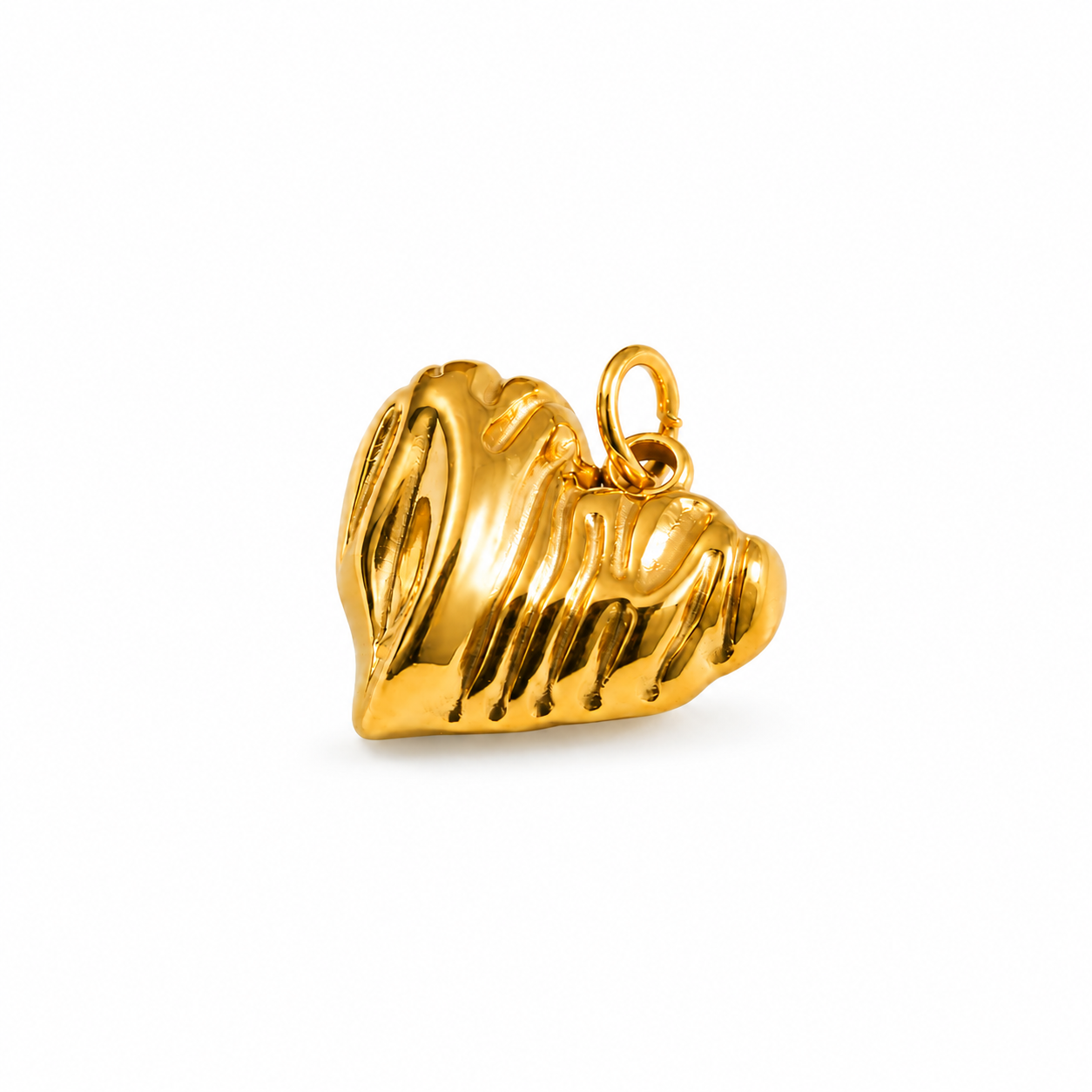 Charm Corazón en Acero Inoxidable 316L