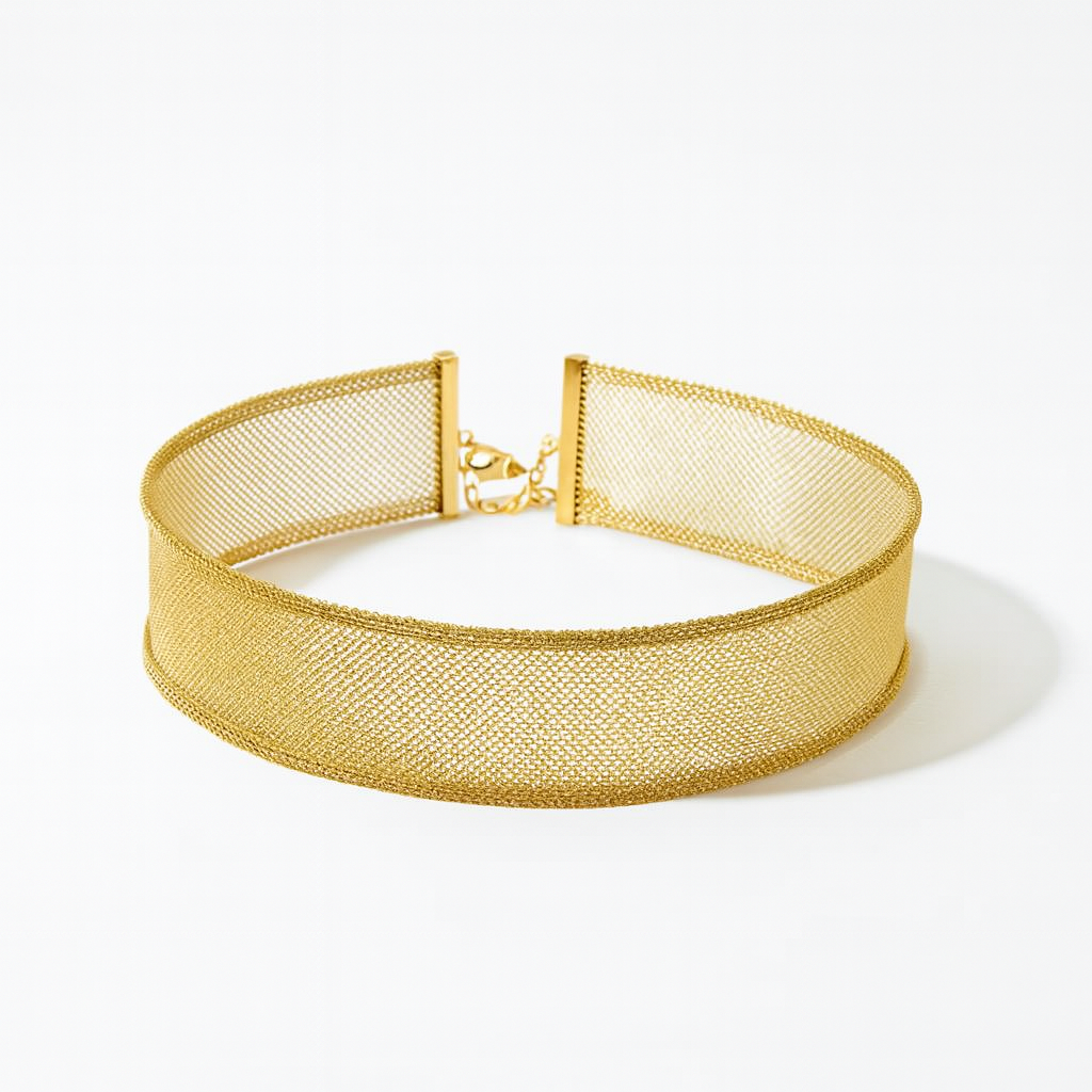 Collar Sevilla Choker de Malla – Gargantilla Elegante y Contemporánea