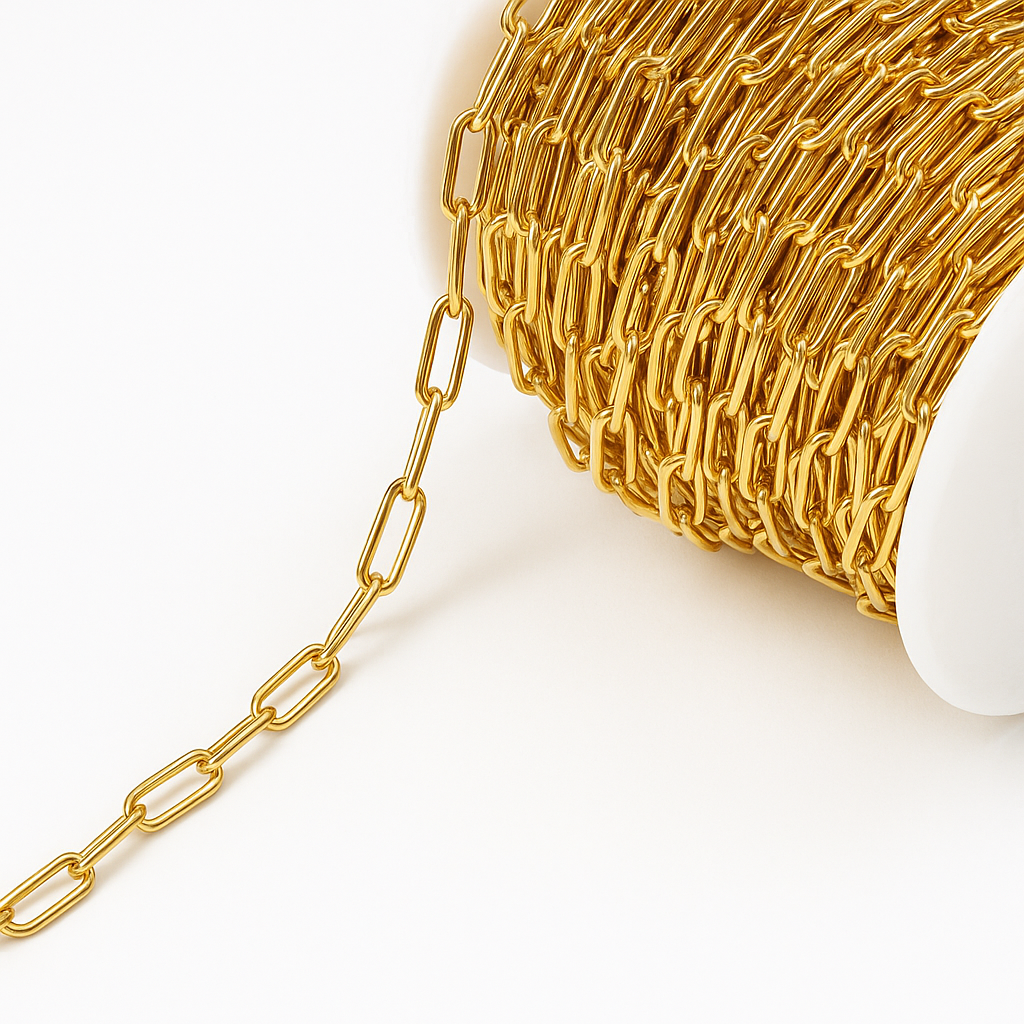 Cadena Sienna 12 mm x 4 mm (Pequeña)