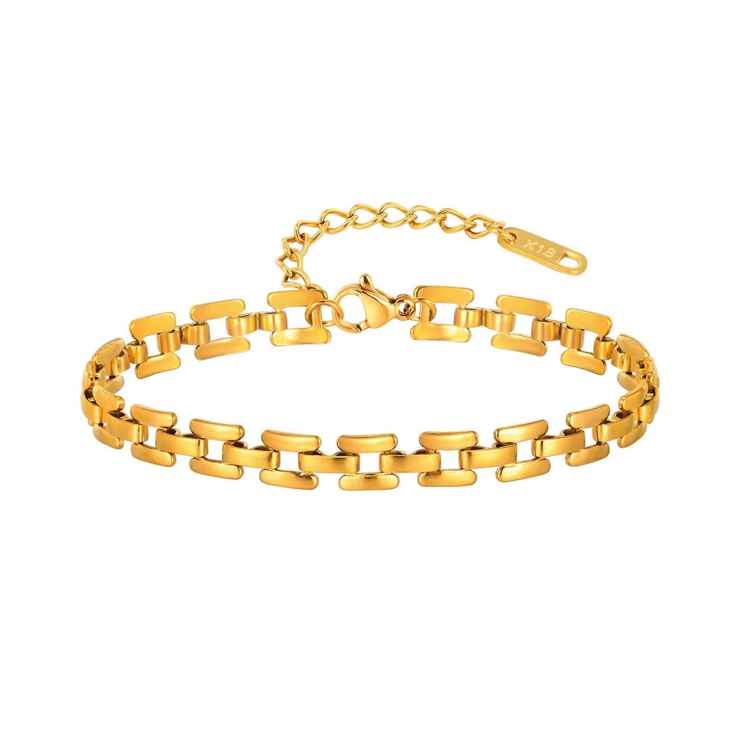 Brazalete Aurora de Acero de Titanio – Hipoalergénico, Delicado y Resistente al Agua