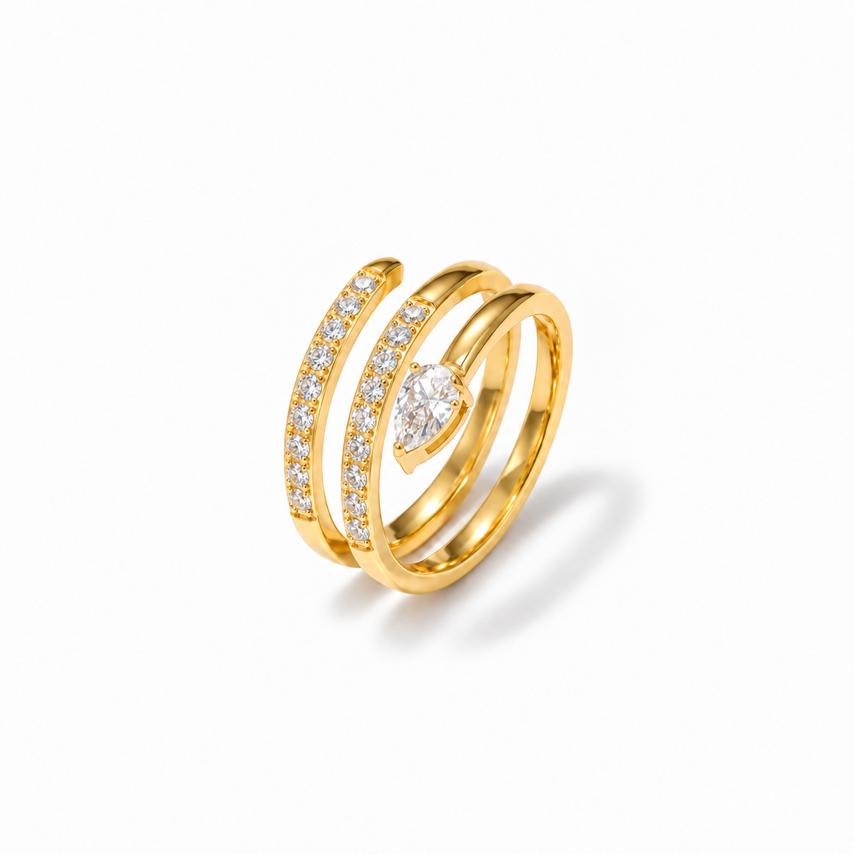 Anillo Serpiente de Acero Inoxidable 316l