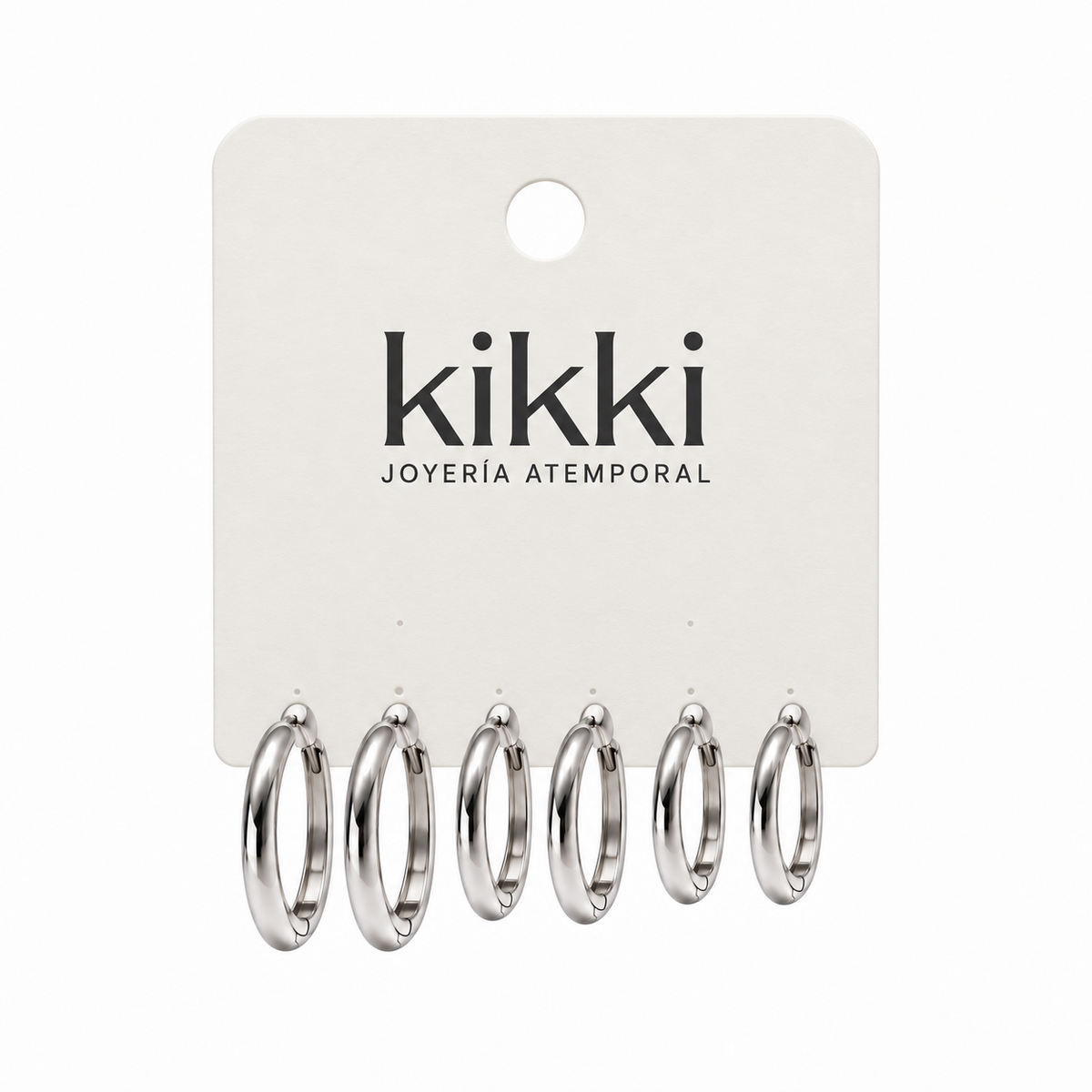 Set de argollas Elita de Acero Inoxidable 316L