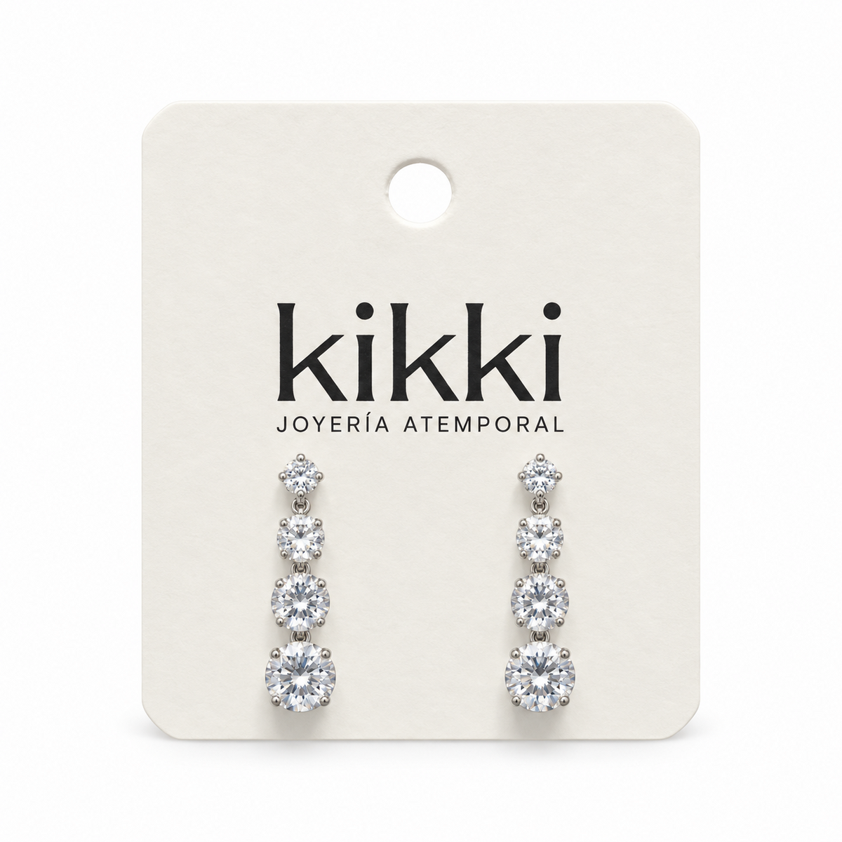Set piercing plateado de Acero Inoxidable 316L