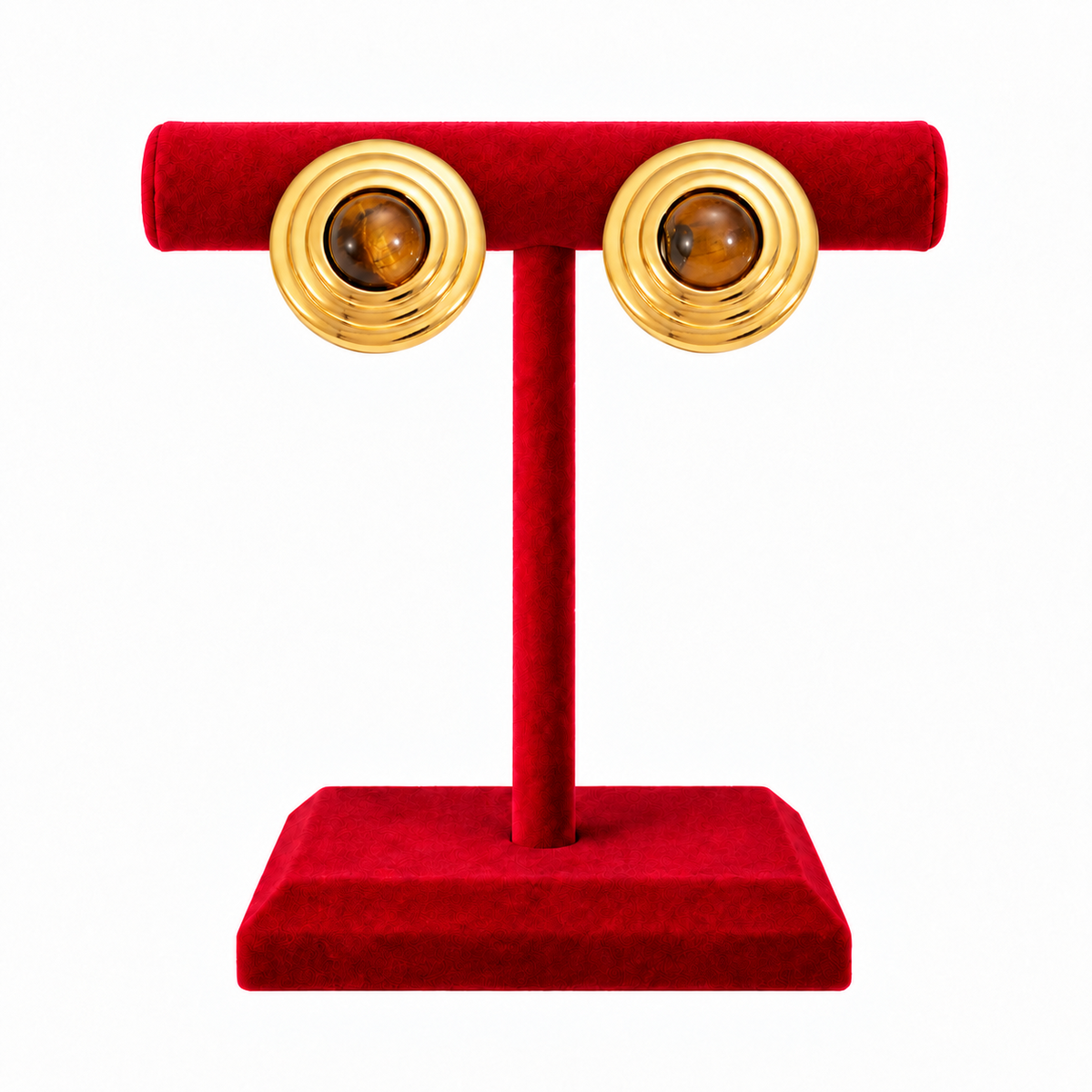 Aretes Emily Grandes de Acero Inoxidable 316L