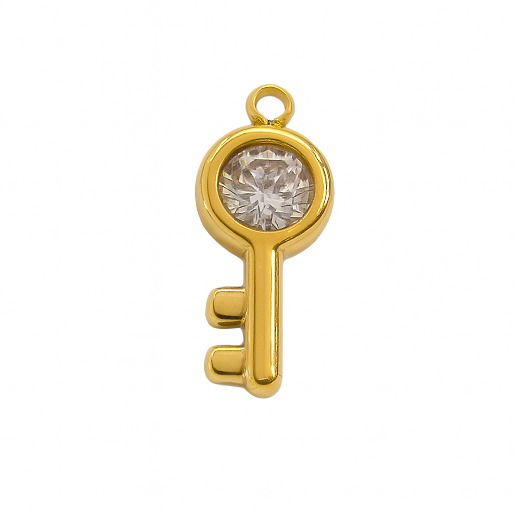 Charm Llave Brillante