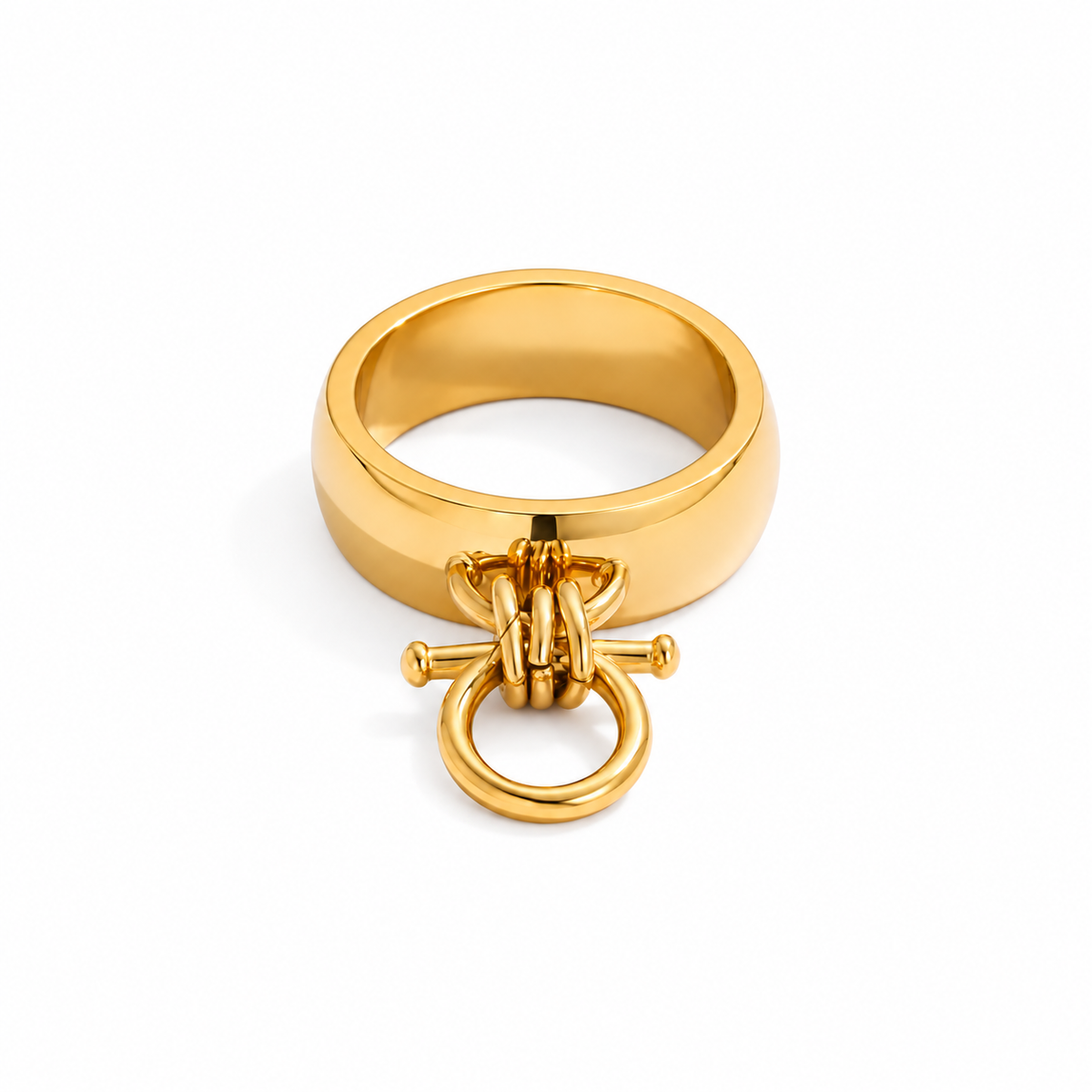 Anillo Mariana de Acero Inoxidable 316L