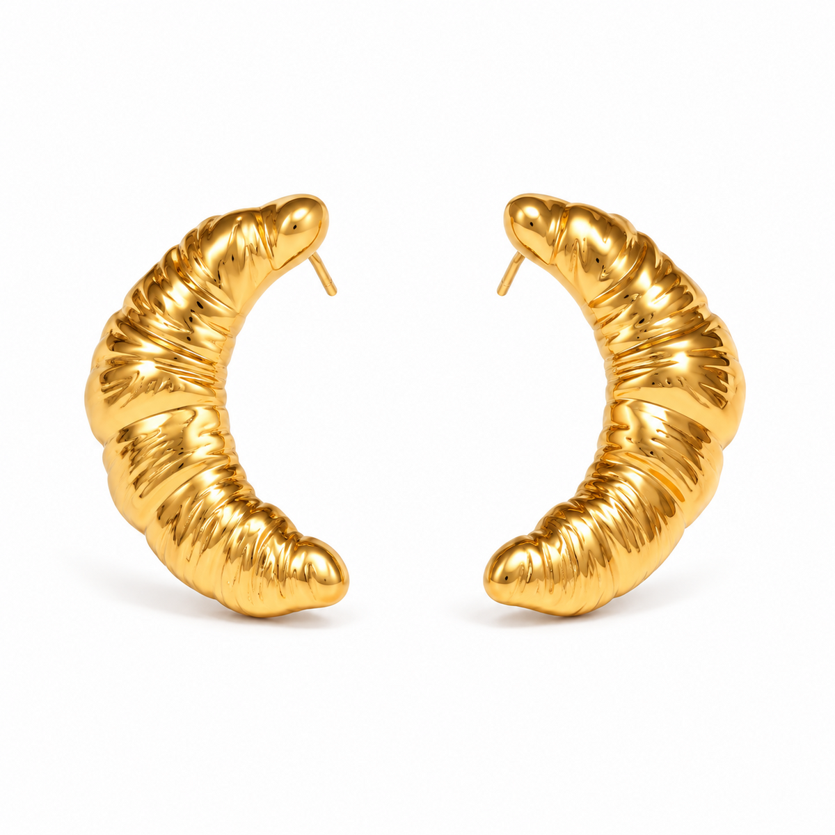 Aretes Croissant de Acero Inoxidable 316L