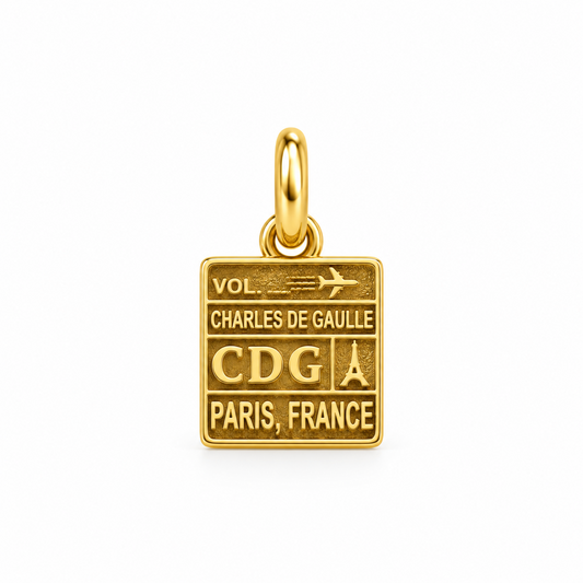 Charm Vuelo de Acero Inoxidable 316L