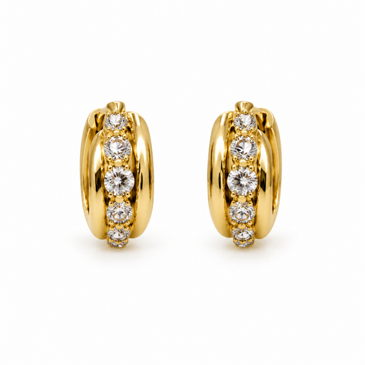 Aretes Lucina de Acero Inoxidable 316L