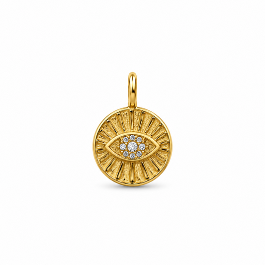 Charm Ojo de Acero Inoxidable 316L