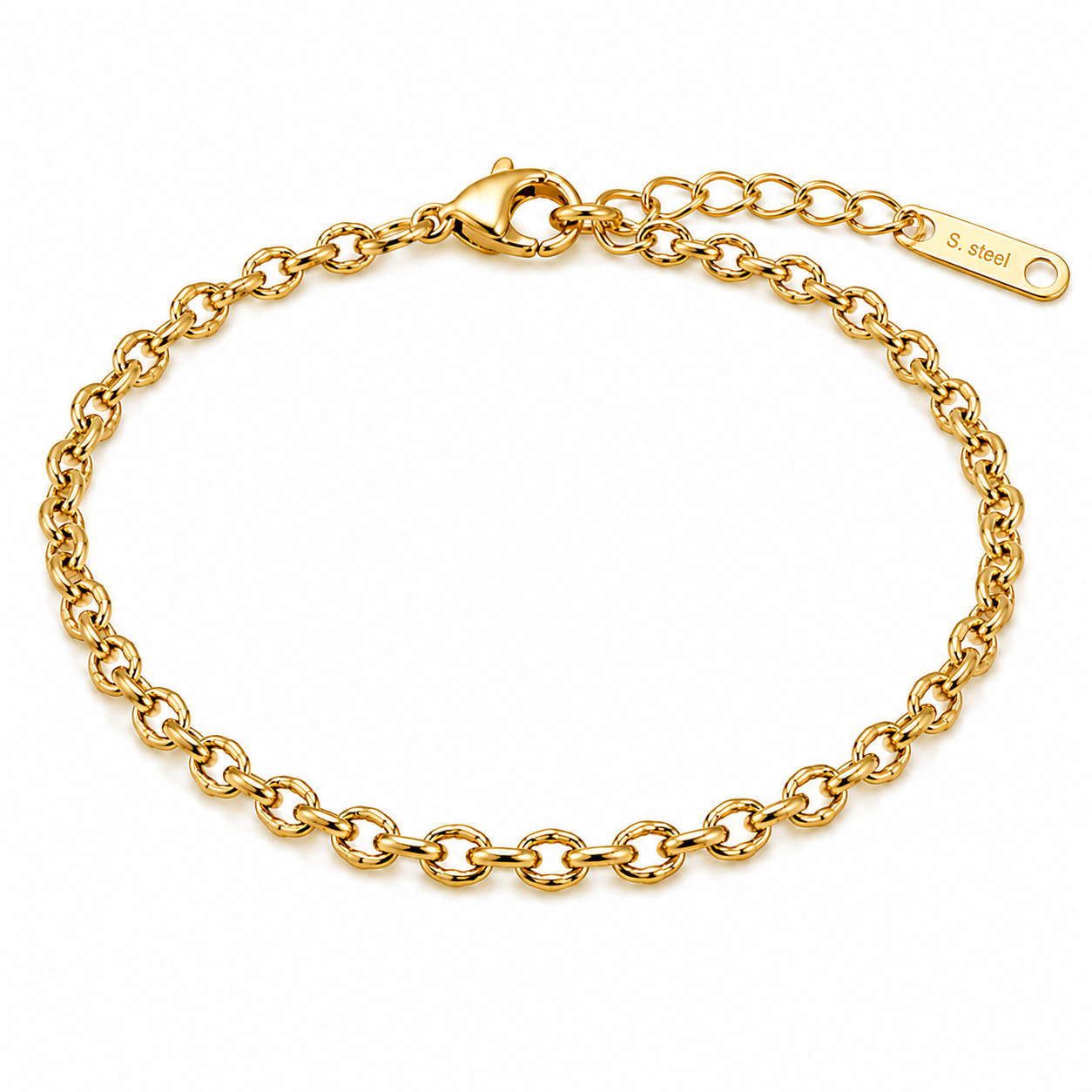 Pulsera Julia Personalizable en Acero Inoxidable 316L