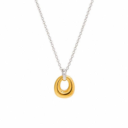 Collar Valentín en Acero 316L | Collar Bitono Minimalista