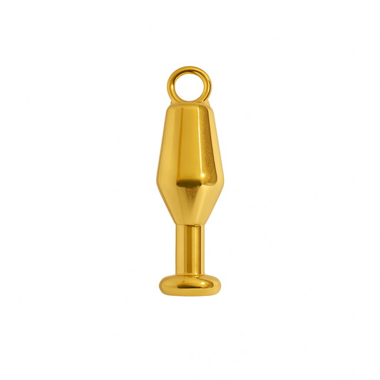 Charm Mini Copa Dorada – Acero de Titanio Hipoalergénico