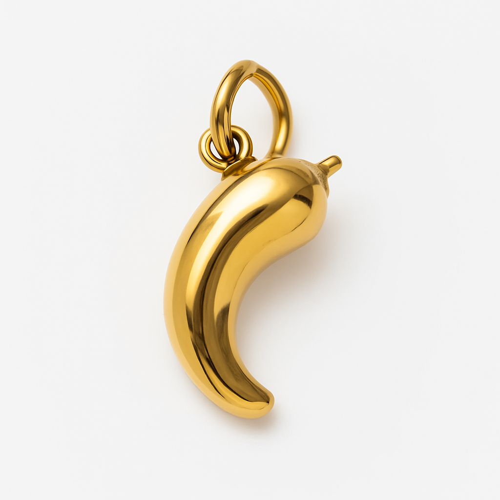 Charm Chile Picante Dorado Pequeño