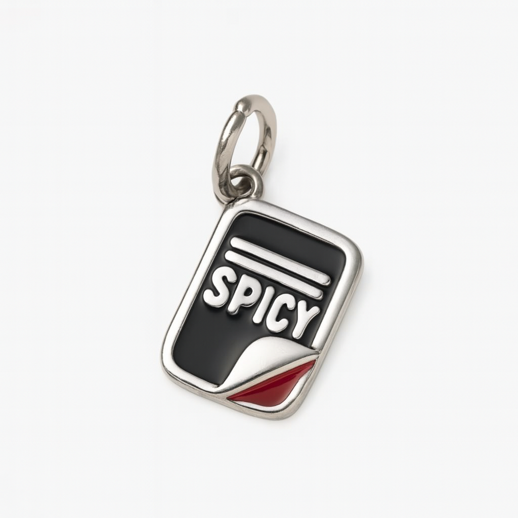 Charm Salsa Picante Plateada