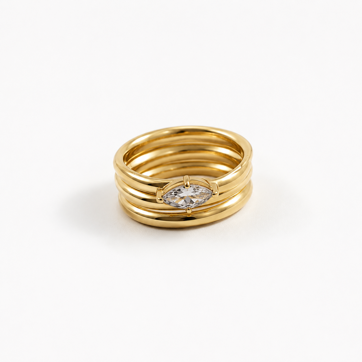 Anillo Verona en Acero Inoxidable 316L