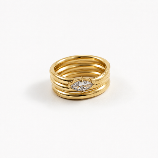 Anillo Verona en Acero Inoxidable 316L