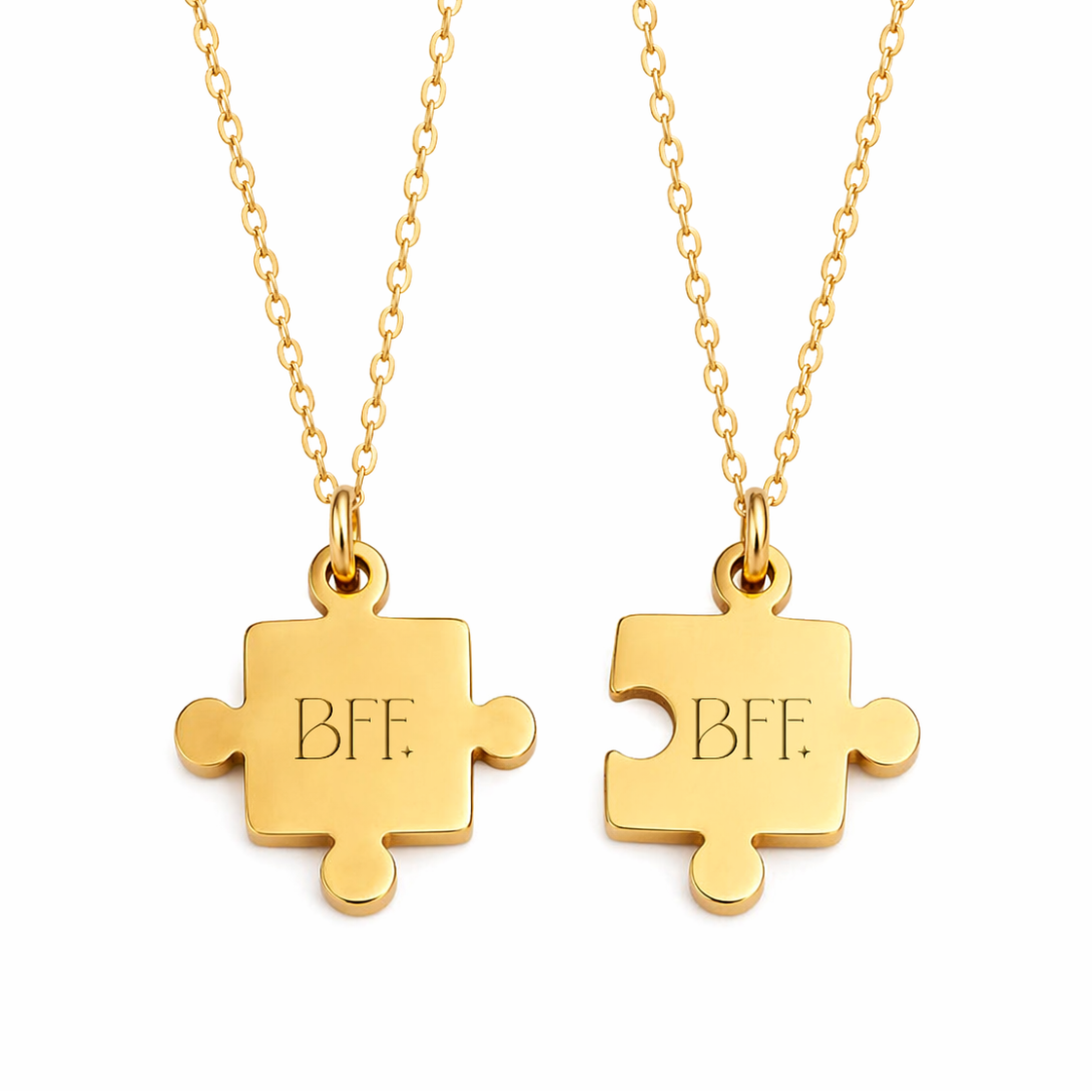 Forever Matched Necklace — Acero de Titanio