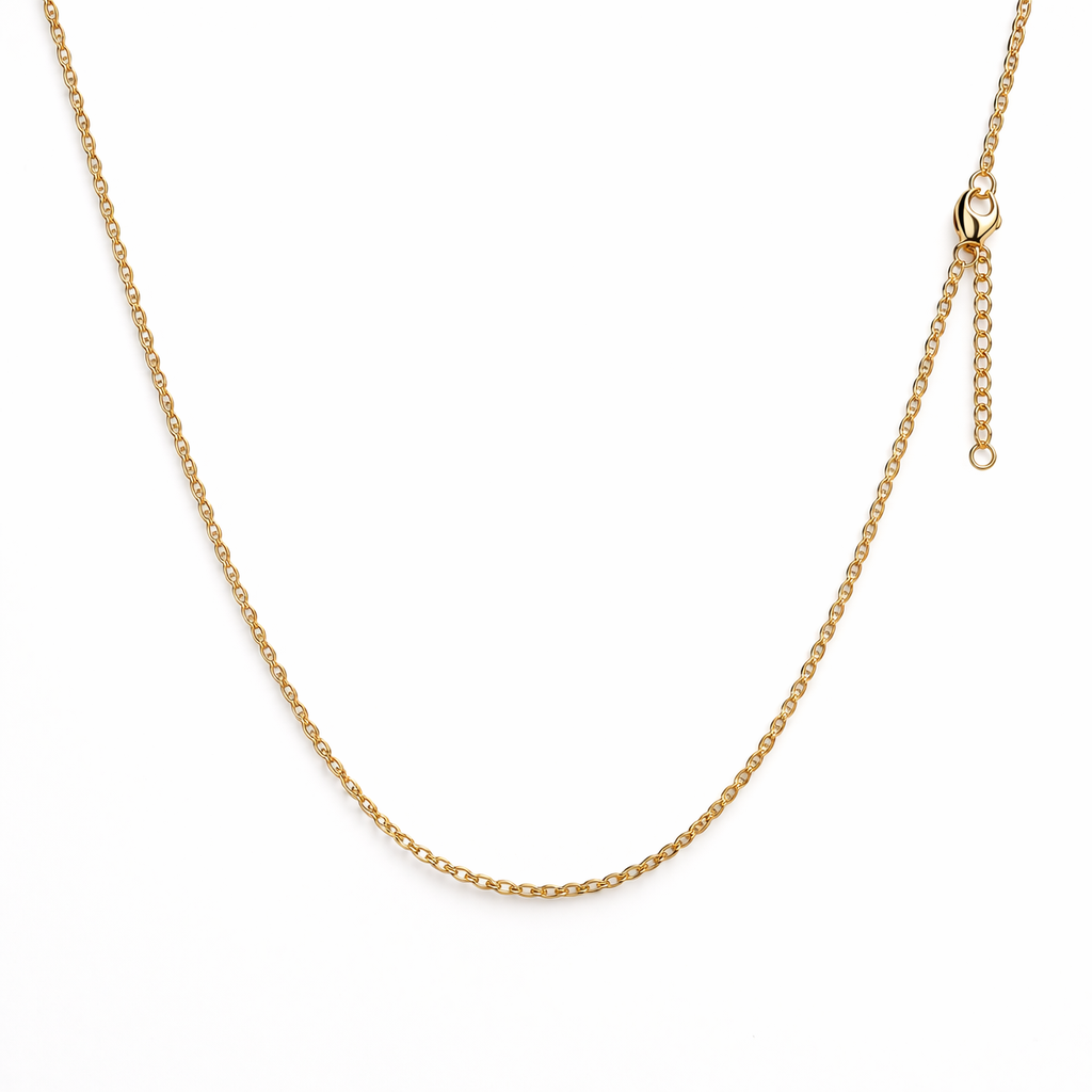 Cadena Julia Dorada 40cm + 5cm Ajustable Acero 316L Fina