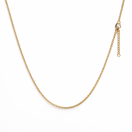 Cadena Julia Dorada 40cm + 5cm Ajustable Acero 316L Fina