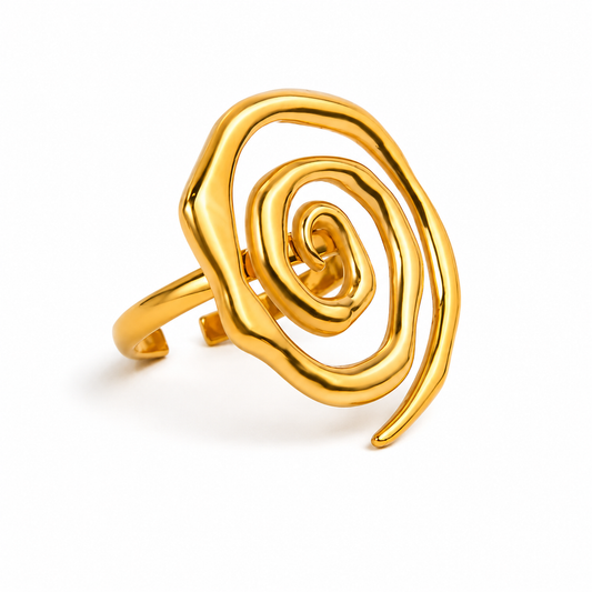 Anillo Rebeca Ajustable en Acero Inoxidable 316L