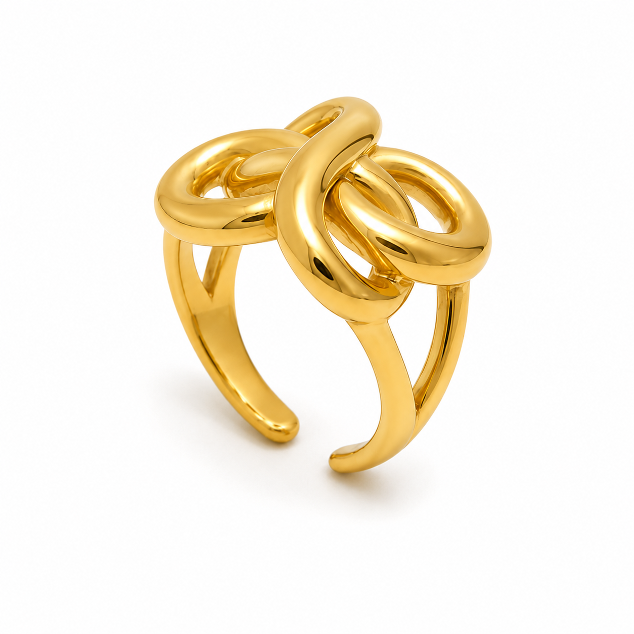 Anillo Amaranto Ajustable en Acero Inoxidable 316L