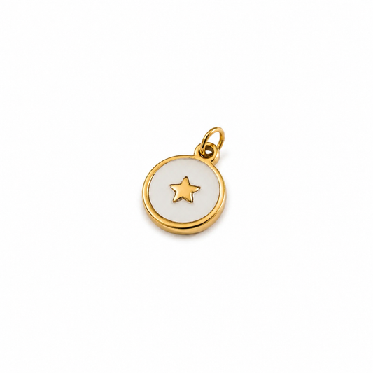 Charm Estrella Acero Inoxidable 316L