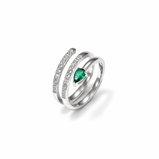 Anillo Serpiente de Acero Inoxidable 316L