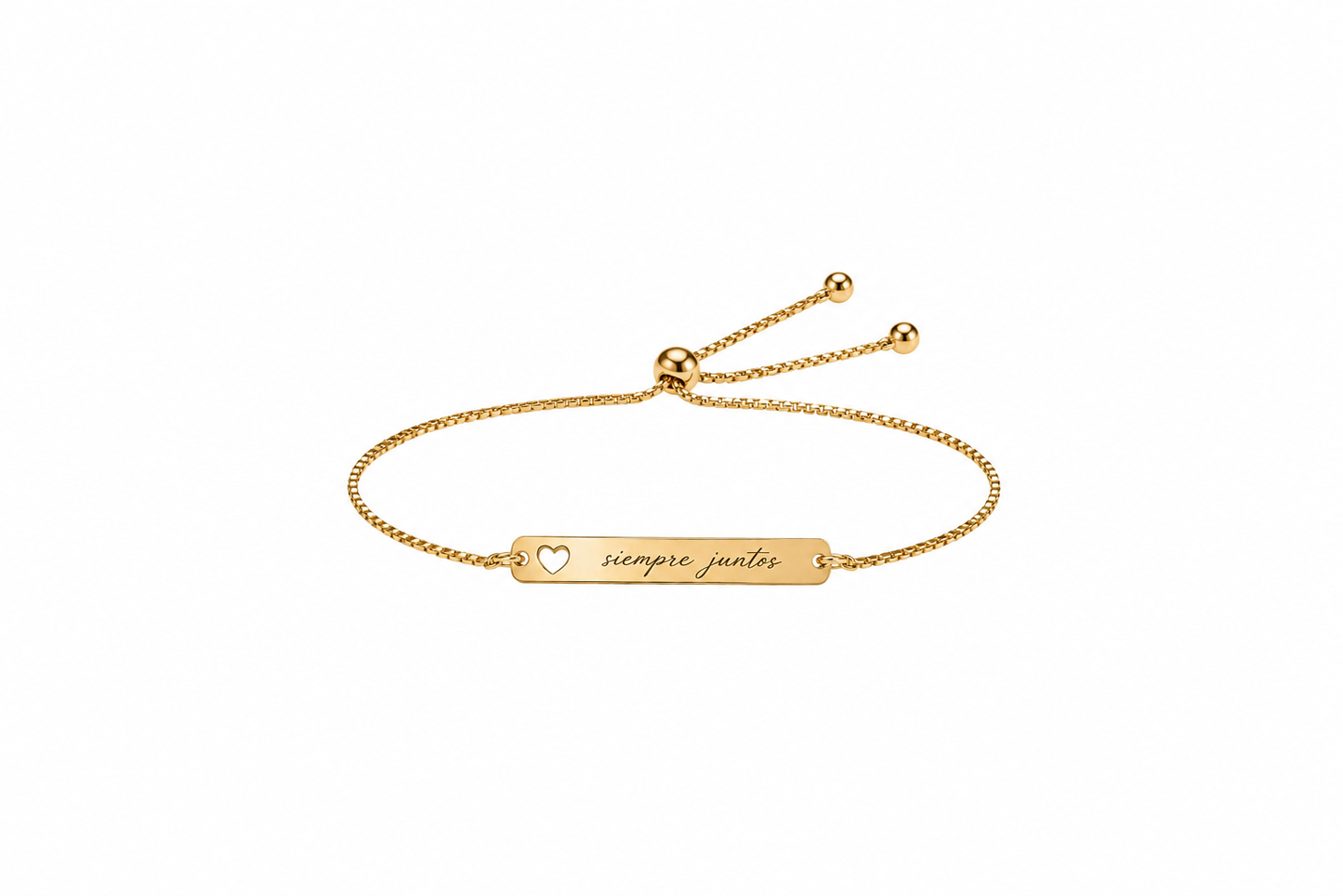 Brazalete Isabella Personalizable en Acero 316L | Grabado Láser