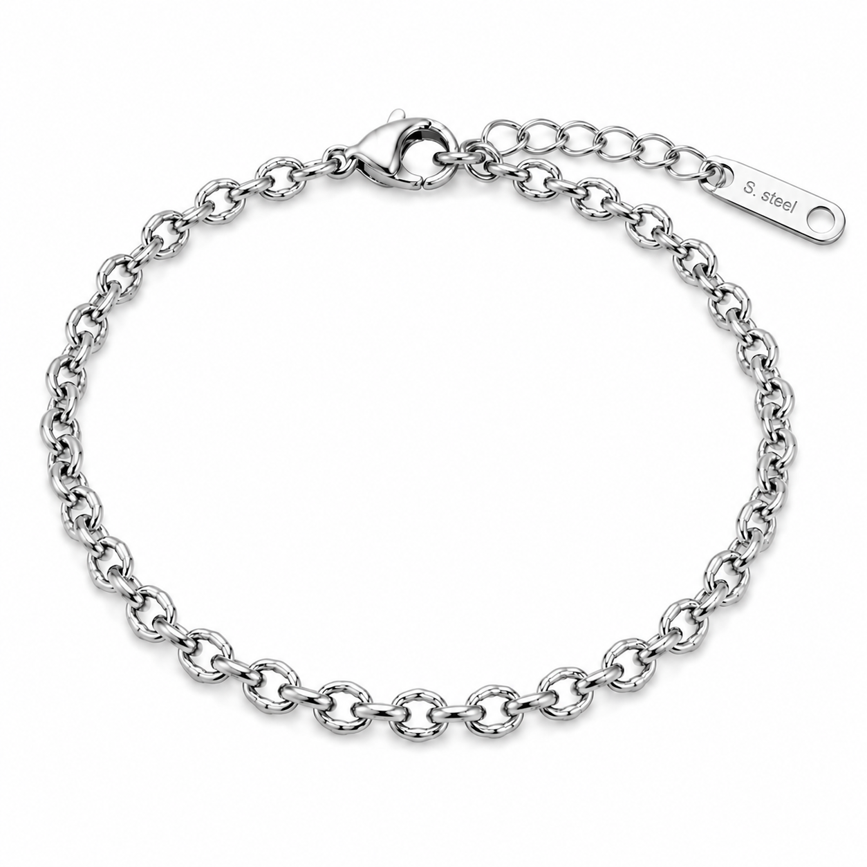 Pulsera Julia Personalizable en Acero Inoxidable 316L