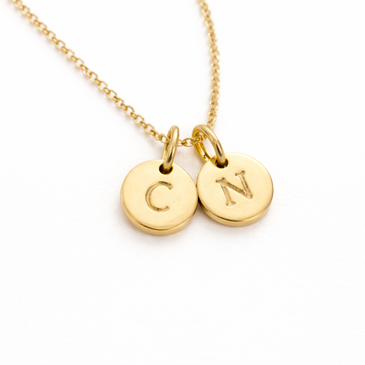 Collar Julia Circular Inicial 40 cm + 5 cm extensión