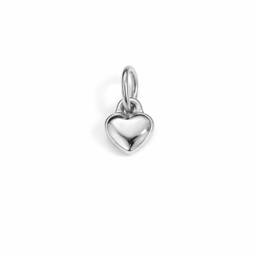 Charm Corazón Clásico Dorado Acero 316L