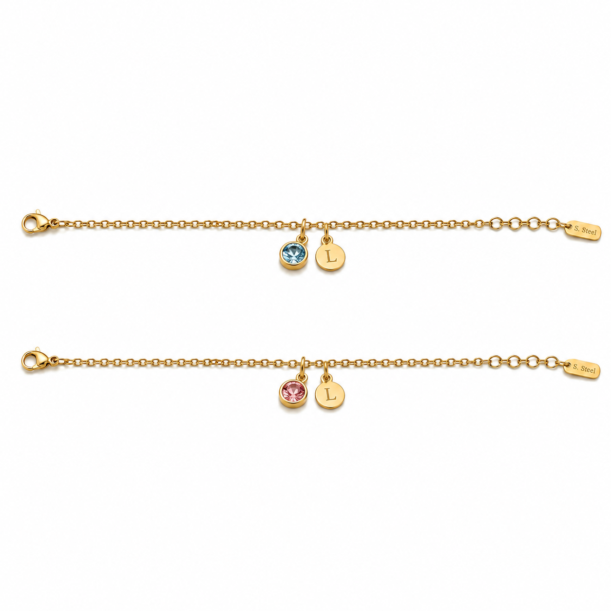 Brazalete Para Parejas (incluye 2) Personalizable en Acero Inoxidable 316L