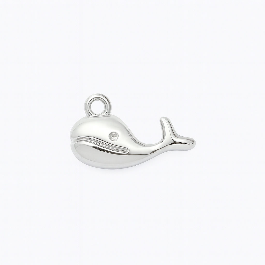 Charms Mini Marinos – Diseño en Acero Inoxidable Plateado Inspirado en la Naturaleza del Océano