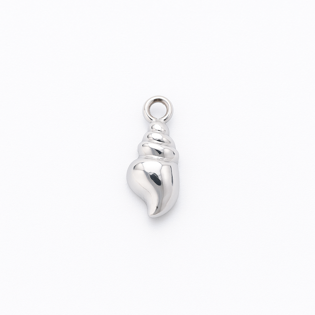 Charms Mini Marinos – Diseño en Acero Inoxidable Plateado Inspirado en la Naturaleza del Océano