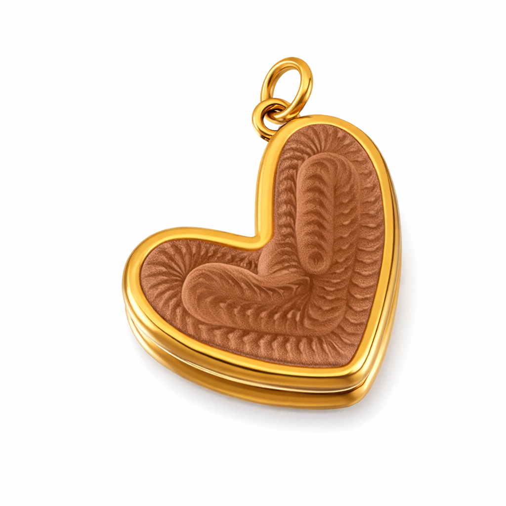 Charm Corazón Grande  Esmaltado