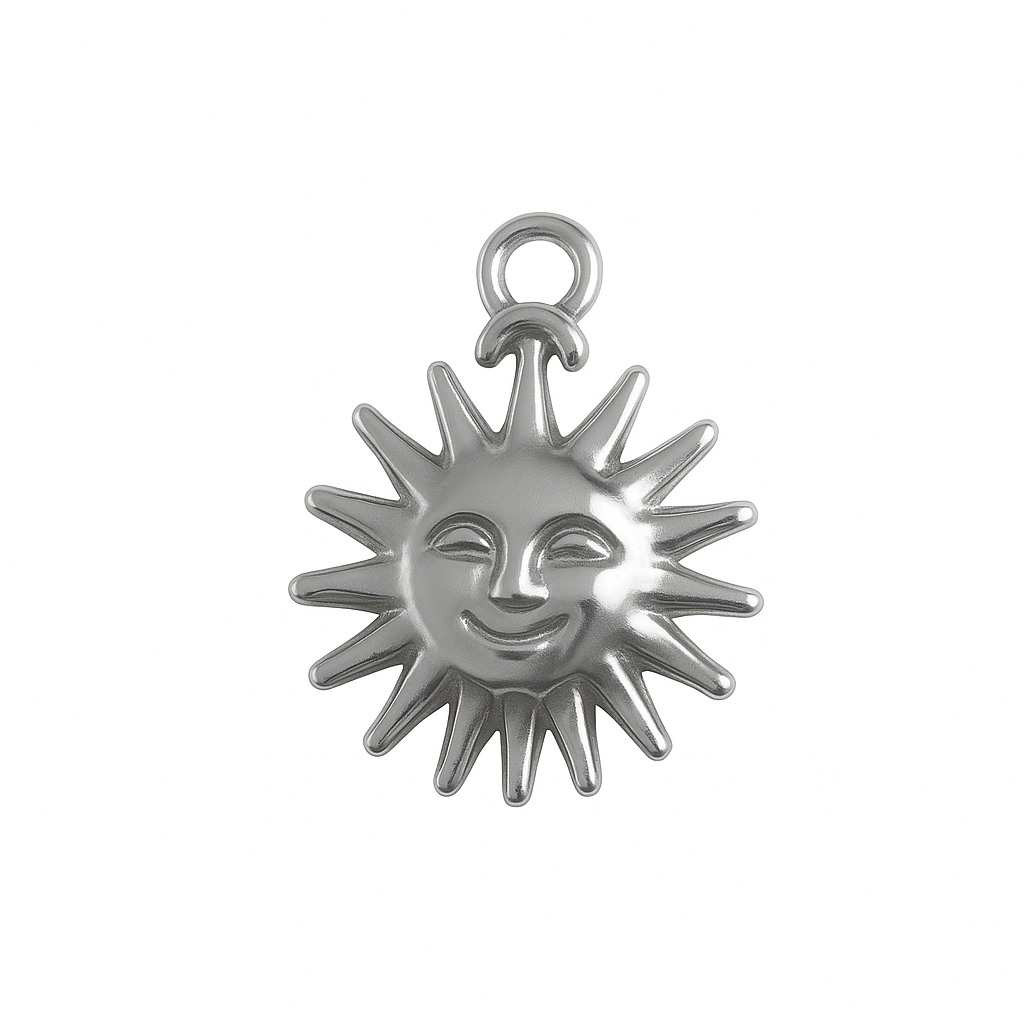 Charm Sol Pequeño Dorado