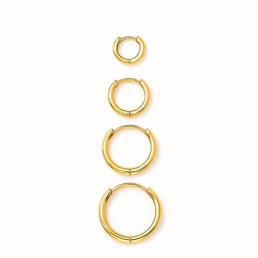 Aretes Set Valencia 4 para Piercing (6mm, 8mm y 10mm)