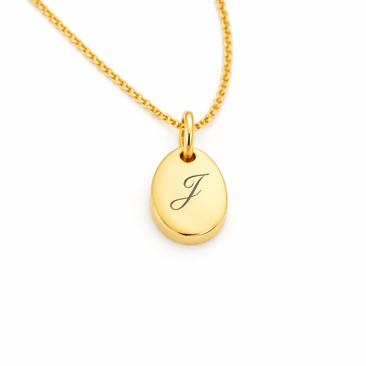Collar Julia con Dije Ovalado Personalizable