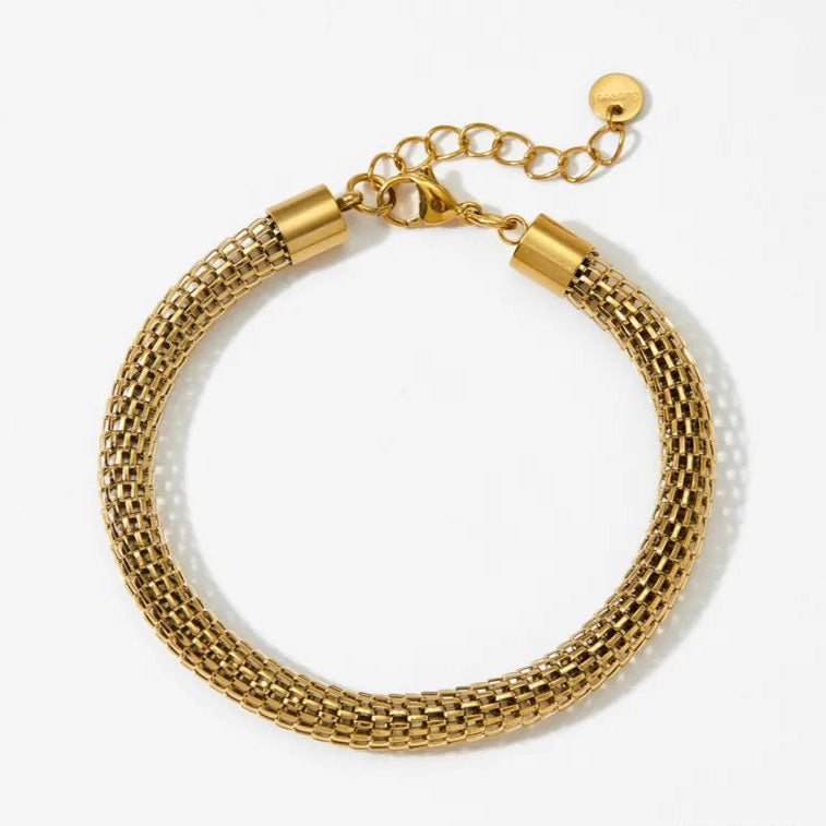 Brazalete Braid de Acero de Titanio – Trenzado, Hipoalergénico y Resistente al Agua