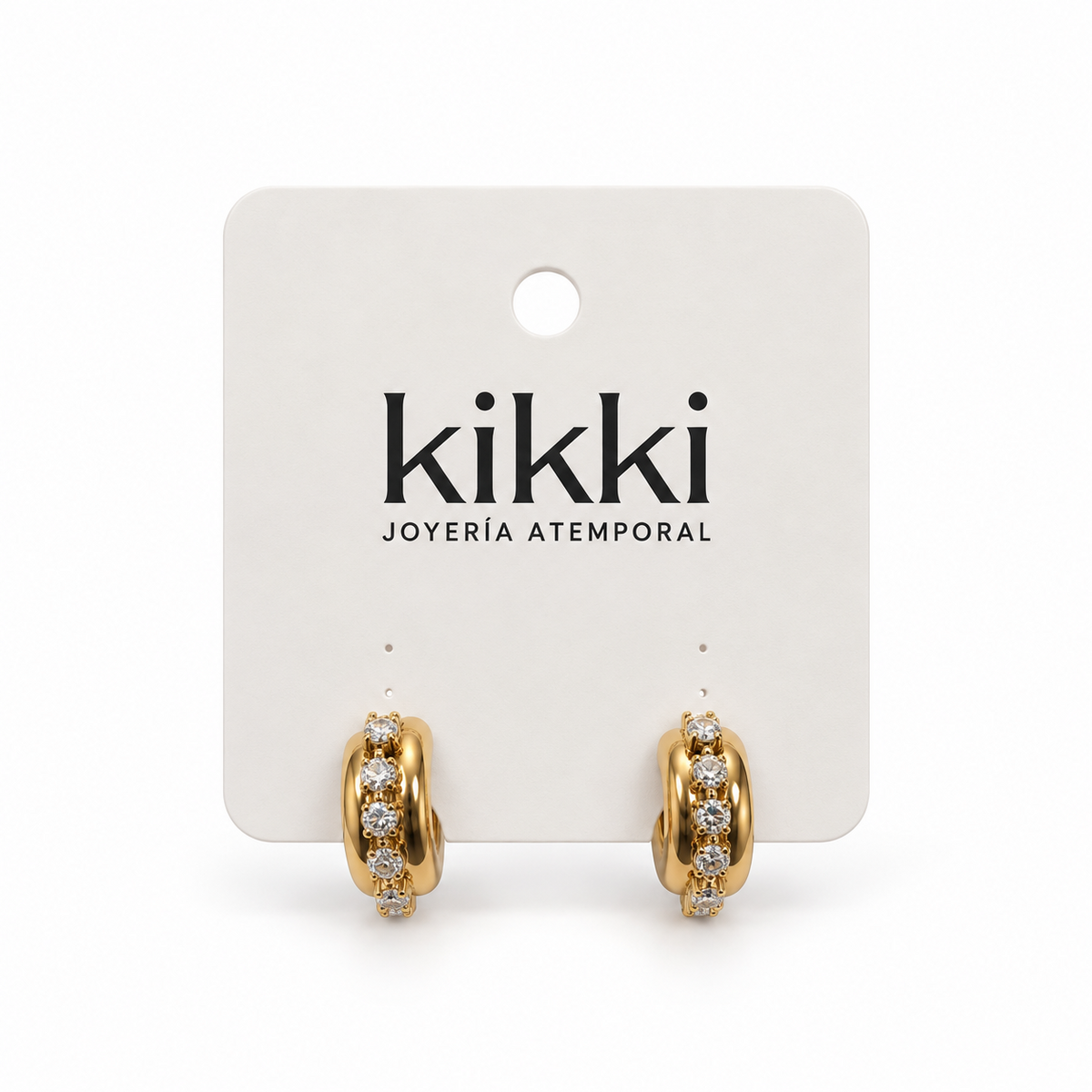 Aretes Lucina de Acero Inoxidable 316L