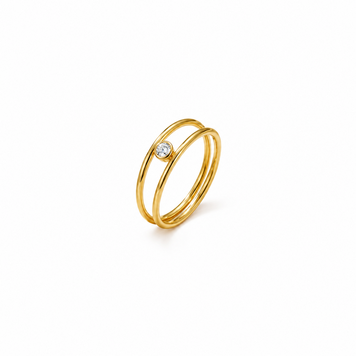 Anillo Noelia de Acero Inoxidable 316L