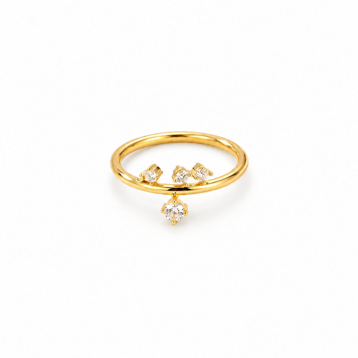 Anillo Bianca de Acero Inoxidable 316L