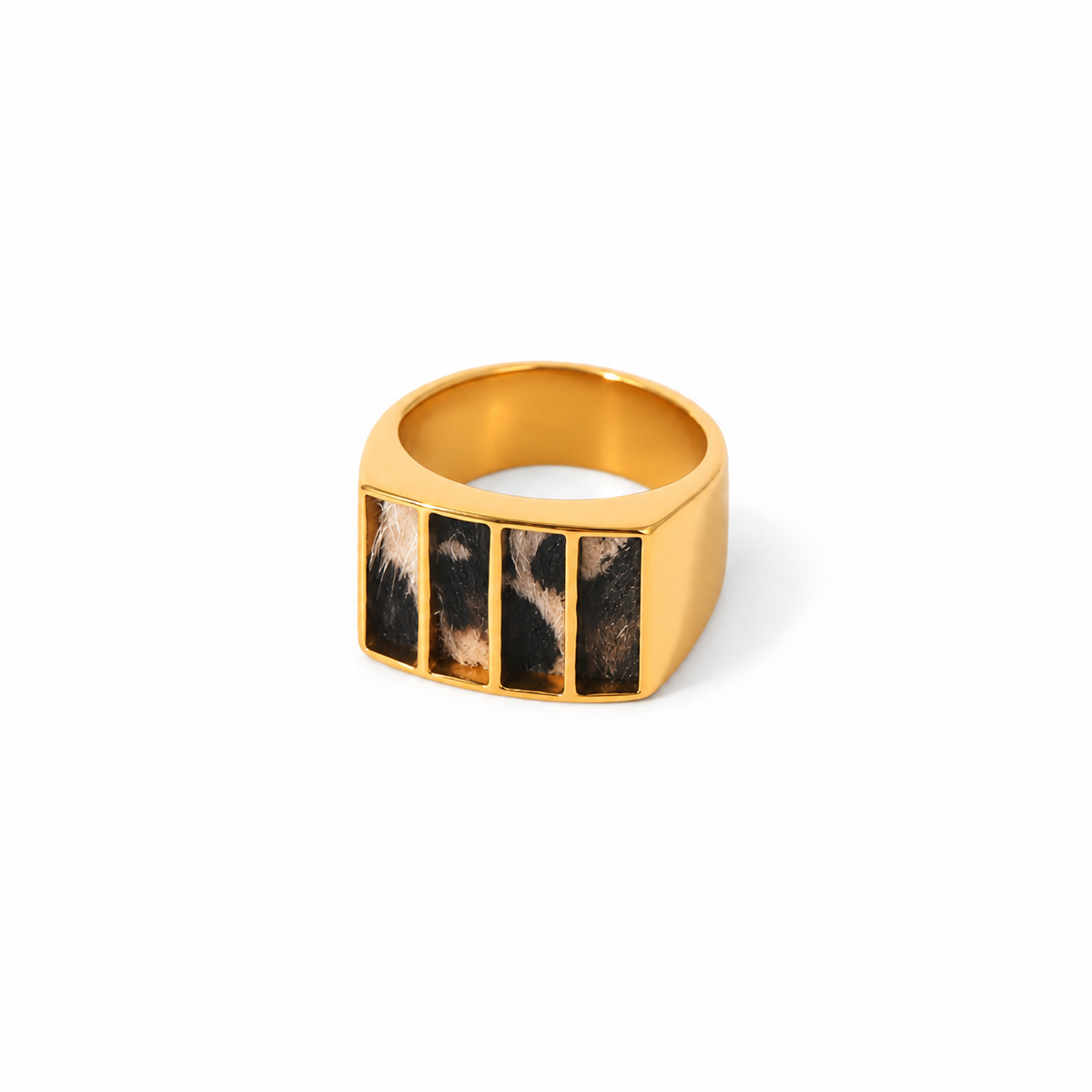 Anillo Cow de Acero Inoxidable 316L